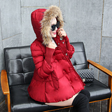 CCDD2015新款冬装韩版保暖羽绒棉服女修身短款a字版加厚棉衣外套