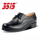 3515强人男士春秋单鞋职业装正装低腰全牛皮皮鞋单位配发军鞋正品