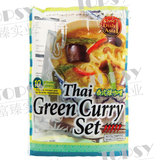 泰国进口食材 厨易泰式绿咖喱91g 含绿咖喱酱 椰奶粉 鱼露 柠檬叶