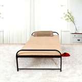 钢木床办公室午睡床便携床折叠床单人床简易床午休床木板床板式床