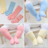 婴儿宝宝过膝加厚中长筒地板袜 0-1-2-3岁男女童纯棉点胶防滑袜子