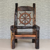老船木家具美式实木书椅欧式新古典餐椅雕花椅子厂家直销订制大型