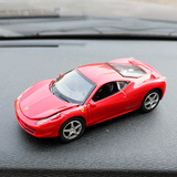 仿真法拉利铝合金汽车模型车载迷你跑车玩具成人小汽车模型1：14