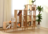新款特价纯实木白橡木日式简约打折新品展示收纳环保书柜书架家具