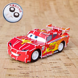 迪士尼F1赛车总动员麦昆3D动力立体拼图回力模型儿童益智玩具热卖