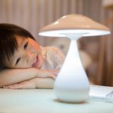 蘑菇空气净化台灯 触摸可调亮度充电式LED小台灯护眼学习卧室床头