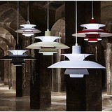 现代简约丹麦经典餐厅 Louis Poulsen PH5 原汁100%经典铝材吊灯