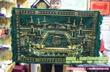 包邮伊斯兰穆斯林挂毯壁毯天房麦加圣寺土耳其进口羊绒120x80cm