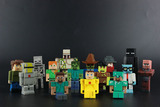 正版散货 收藏 我的世界Minecraft 3寸积木人可动公仔手办玩具