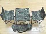 Nikon/尼康迷彩户外折叠桌椅三件套 钓鱼椅 休闲椅 沙滩椅子凳子