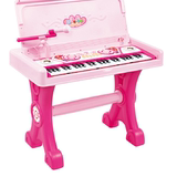 儿童电子琴61键3带麦克风6可充电7电源8初学10岁女孩小孩钢琴玩具
