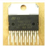 原装进口汽车收音机功率放大器TDA7377芯片功放音频功放器ZIP-15
