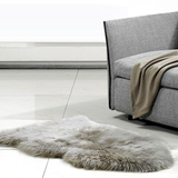 AUSKIN澳洲纯羊毛地毯卧室房间整张羊皮毛一体防滑床边地毯床前毯