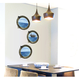 立体装饰系列海洋新款创意防水墙贴客厅壁贴卧室客厅装饰墙画贴纸