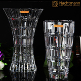 新品德国nachtmann水晶花瓶高档透明玻璃鲜花插简约时尚大号摆件