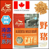 贝多芬宠物/加拿大Orijen渴望无谷物 冻干 猫零食 猫肉条野猪 35g
