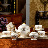 高档欧式骨瓷咖啡具套装整套茶具创意西餐具下午茶杯碟茶杯 送礼
