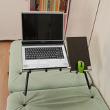 简易家用床上懒人笔记本电脑桌子 鼠标板托架床上用可折叠升降