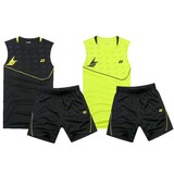2015最新款尤尼克斯无袖羽毛球服男套装夏季男款无袖运动背心球衫