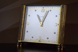 古董收藏品瑞士钟表CYMA西马机械闹钟手动上链 功能佳 性价比高