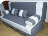 青岛家具 3人座沙发床 可折叠 布艺可拆洗 时尚 舒适雅致