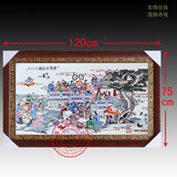 CMG699景德镇陶瓷板画 群仙祝寿天宫人物 现代中式客厅装饰画挂画