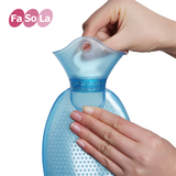 FaSoLa热水袋注水暖水袋充水儿童暖手袋便携大号冲水防爆暖手宝