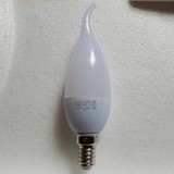 E14-3W 暖白光led灯泡 螺口蜡烛节能灯 水晶灯蜡烛火焰泡拉尾灯泡