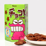 日本进口零食品蜡笔小新饼干桃哈多巧克力鳄鱼小熊粟米星