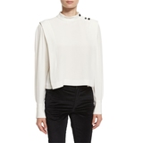 Isabel Marant 女装 女式长袖衬衫 Q02038999 WHITE