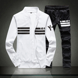运动套装男春秋冬季青年学生修身纯棉长袖韩版卫衣大码运动跑步服