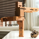 创意百变金刚魔方机器人木质异形魔方益智模型玩具儿童圣诞节礼物