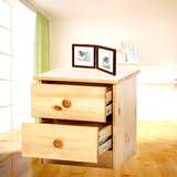 简易家具床头柜简约实木储物柜特价卧室床边收纳柜儿童小斗柜