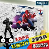 3D立体LOL壁纸 蜘蛛侠网咖游戏主题ktv包厢网吧墙纸壁纸 大型壁画