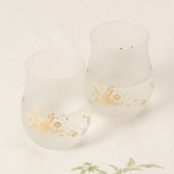 【预订】日本代购afternoon tea磨砂烫金情侣玻璃杯对杯结婚礼物