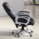 办公大班椅主管经理椅黑色可躺老板椅简约升降转椅人体工学电脑椅