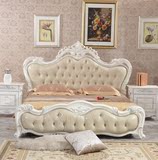 欧式床橡木床实木双人床1.8m大床铺卧室家具高档别墅公主床结婚床