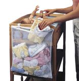 实用婴儿床头挂袋 宝宝换衣服收纳袋 透气卫生 不挡风 超大容量