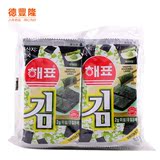 韩国进口零食品 海牌海苔即食儿童海苔芥末味2gx10包海飘寿司紫菜