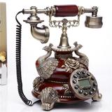 新款仿古电话机欧式电话机玉石田园电话复古董电话机家用老式座机