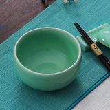 新品龙泉青瓷餐具碗罗汉碗4-5英寸饭碗陶瓷甜品碗创意家用碗套装