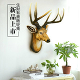 墙饰挂饰壁饰仿真摆件挂件鹿头鹿角壁挂复古欧式创意动物墙壁饰品