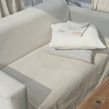 高档纯棉加厚色织沙发布艺立体点点日式现代简约宜家沙发垫