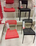 ★果果木熊★重庆宜家家居代购IKEA阿德简约时尚餐桌椅子办公椅子