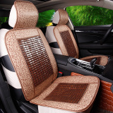 新款木珠汽车坐垫 舒适透气夏季竹片凉垫 单片座垫 夏天用品车垫