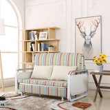 多功能布艺沙发床 1米1.2米1.5米双人单人小户型客厅可折叠 包邮