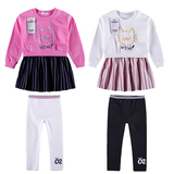 巴拉巴拉旗舰店女童套装运动两件套儿童套装2016春秋21041160101