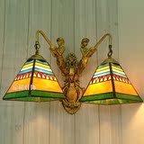 现代简约客厅卧室LED壁灯饰床头灯双头墙壁灯镜前灯泡壁灯具