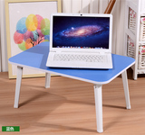 简约现代可移动床上用电脑桌折叠懒人学习桌子笔记本电脑桌小边桌