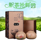 2016新茶浓香型安溪兰花香铁观音茶叶木纹盒陶罐礼盒装500克